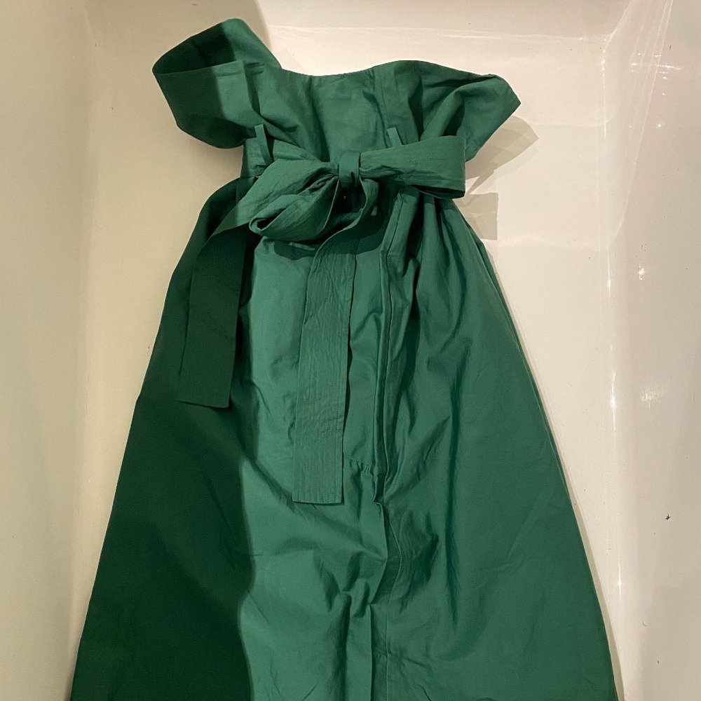 Diane Von Furstenburg green paper bag skirt - One size